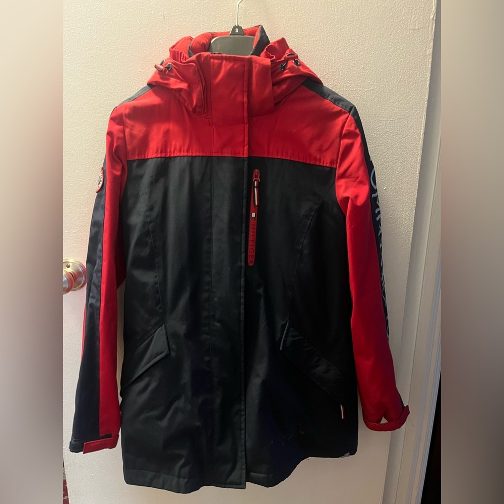 Tommy Hilfiger Red and Black 3-in-1 Jacket